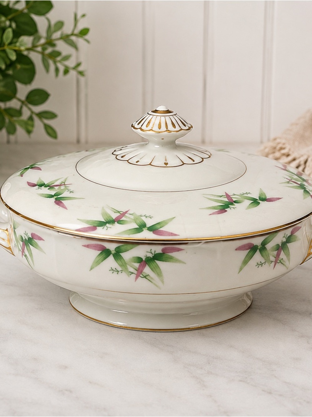 🌸 Vintage Harmony House Mandarin Covered Serving Dish - Picture 4 of 6